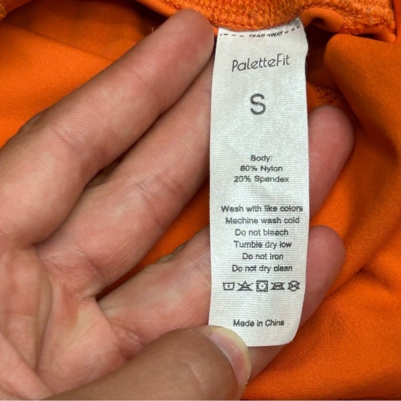 PaletteFit women’s orange Capri leggings - Picture 5 of 5